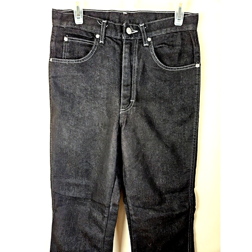 VTG Sheplers Rodeo Western Boot Cut Jeans 32x32 FIT 31X31 Embroidered Eagle - Picture 13 of 13